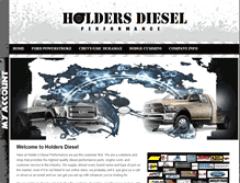 Tablet Screenshot of holdersdiesel.com